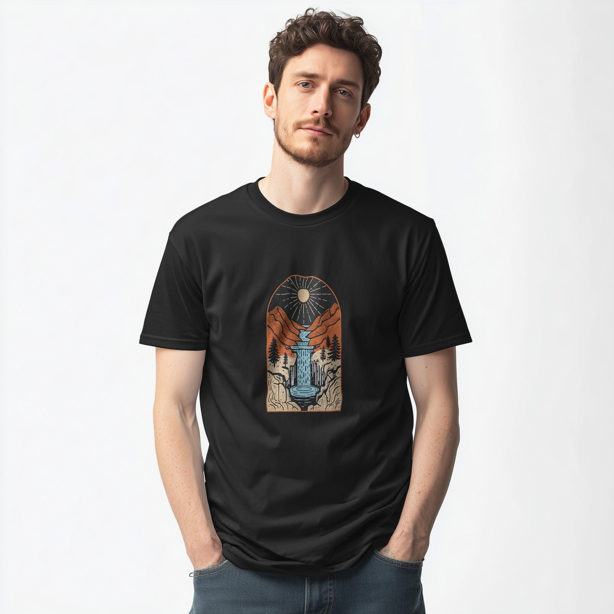 MyDesigns Stunning Landscape Illustration Tee