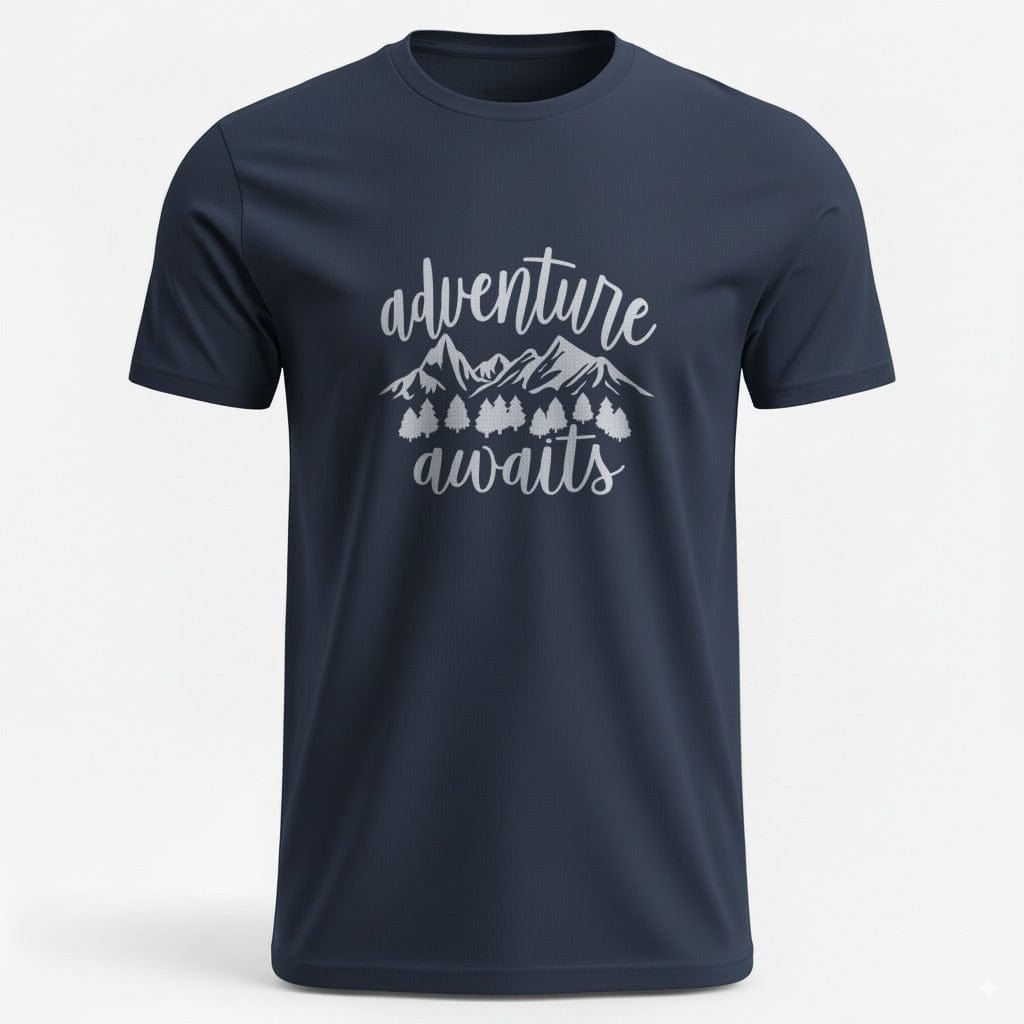 OutfitPeak Physical Item S / Navy Adventure Awaits Mountain Tee