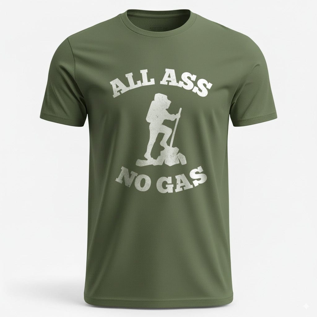 OutfitPeak Military Green / S All Ass No Gas Tee