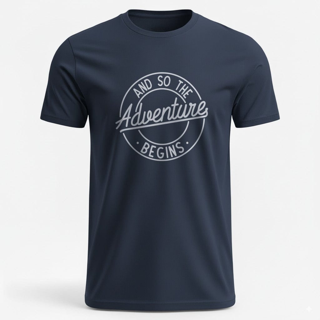 OutfitPeak Physical Item S / Navy And So The Adventure Begins Tee