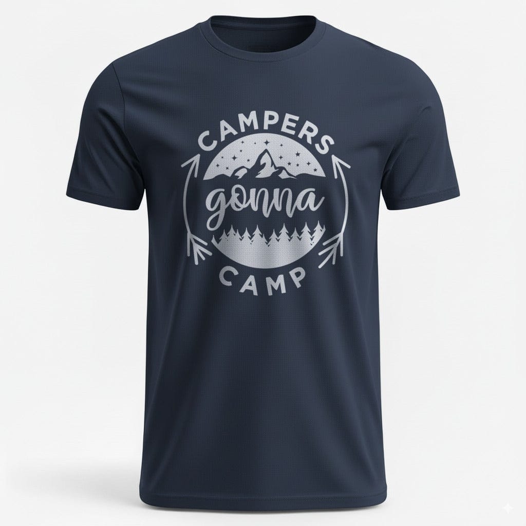 OutfitPeak Physical Item Navy / S Campers Gonna Camp Tee