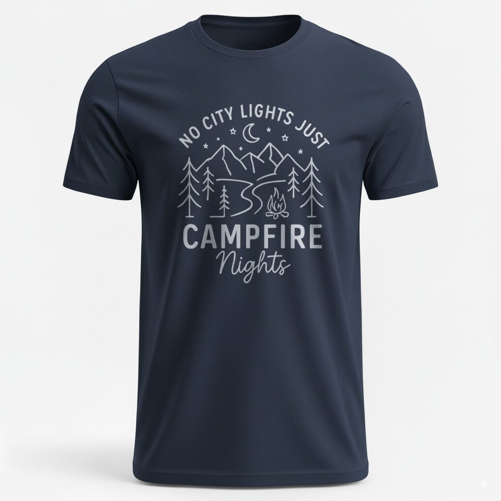 OutfitPeak Navy / XS Campfire Nights Tee