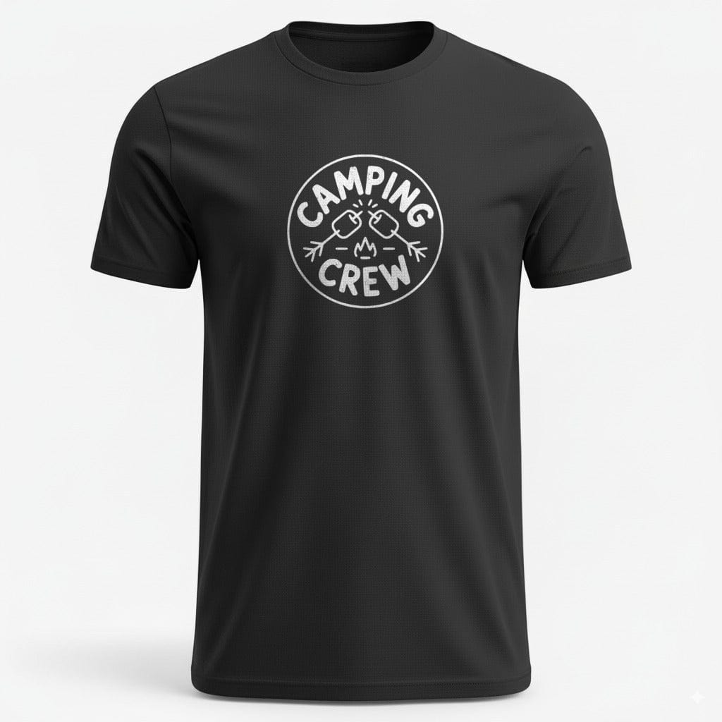 OutfitPeak Black / S Camping Crew Tee