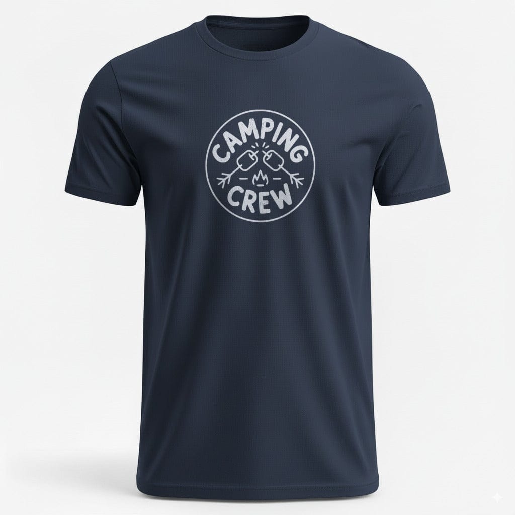 OutfitPeak Navy / S Camping Crew Tee