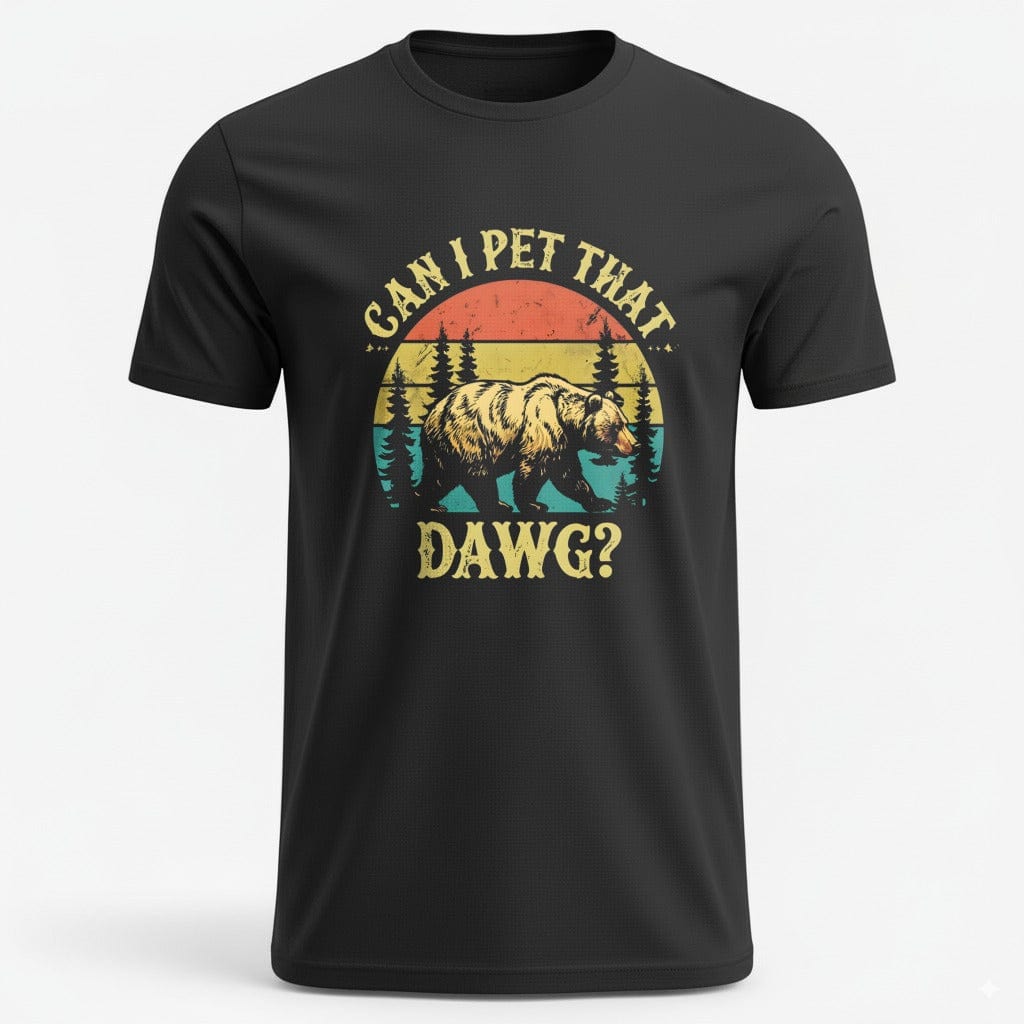 OutfitPeak Black / XS Can I Pet That Dawg Tee