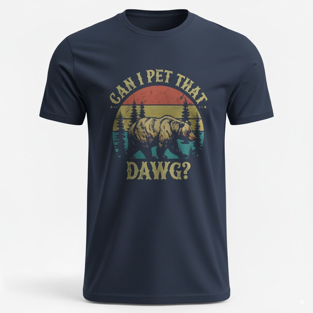 OutfitPeak Navy / XS Can I Pet That Dawg Tee