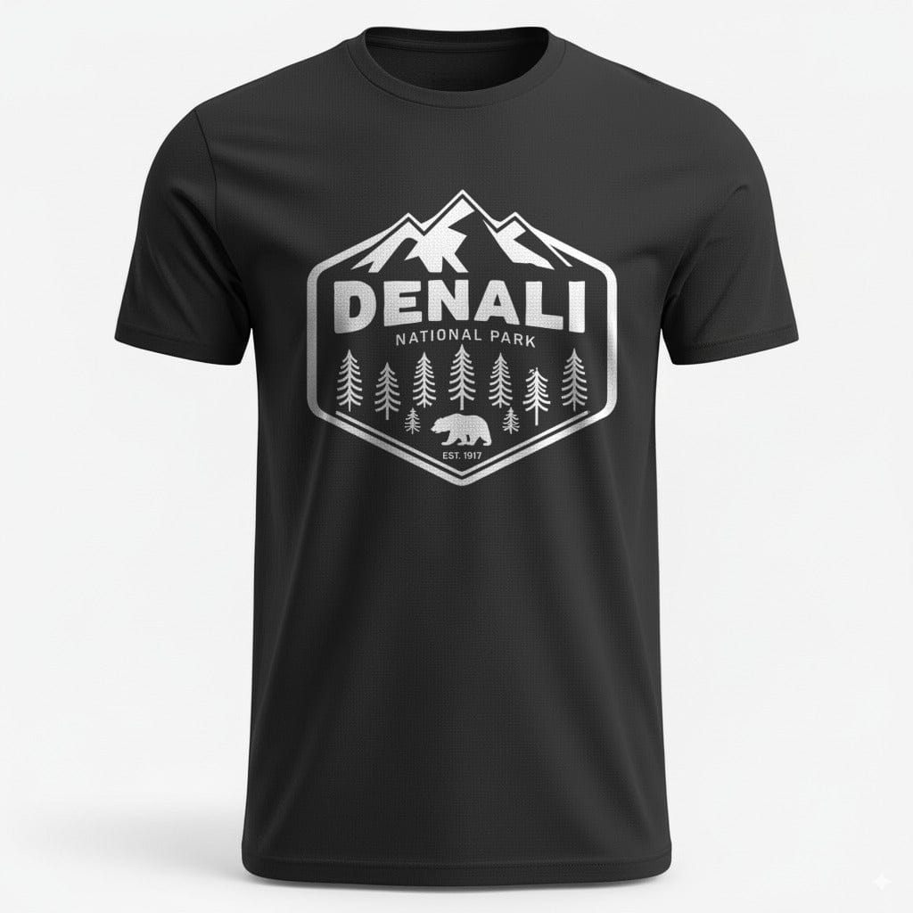 OutfitPeak Black / S Denali National Park Tee