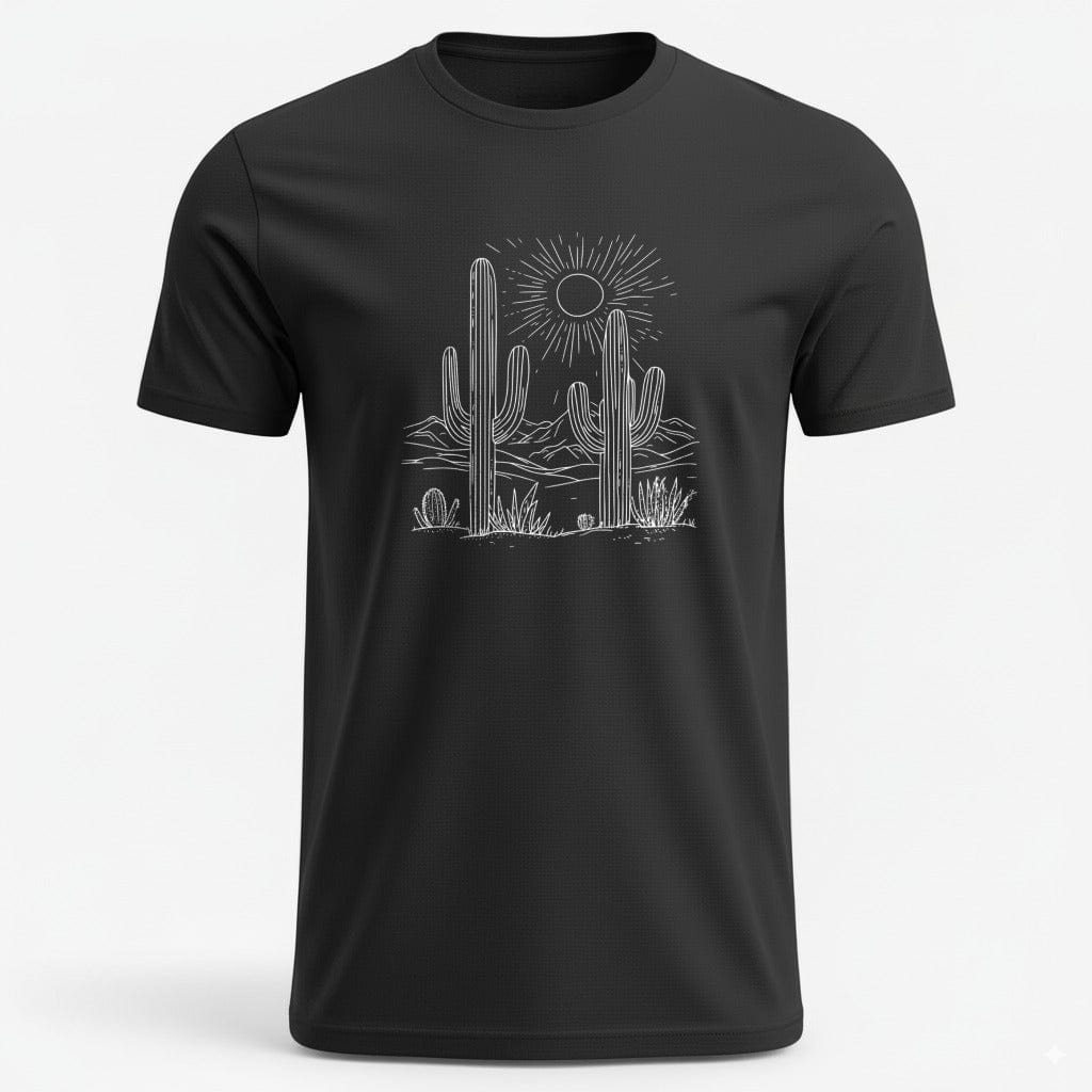 OutfitPeak Black / S Desert Landscape Tee