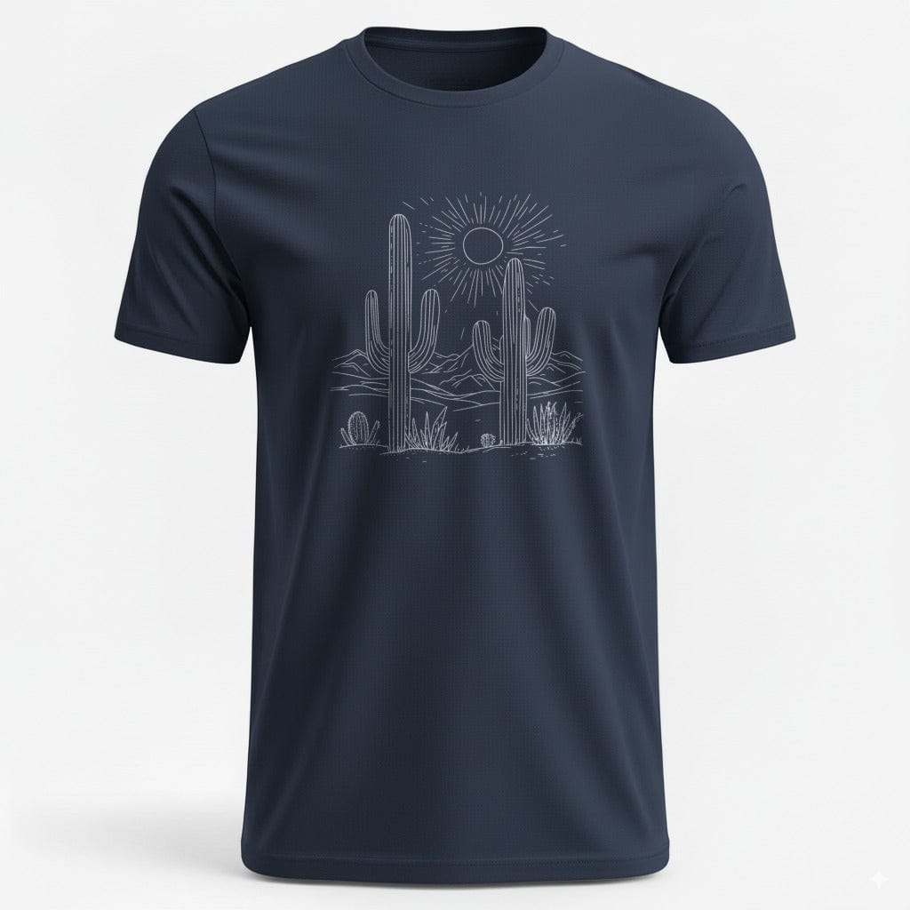 OutfitPeak Navy / S Desert Landscape Tee