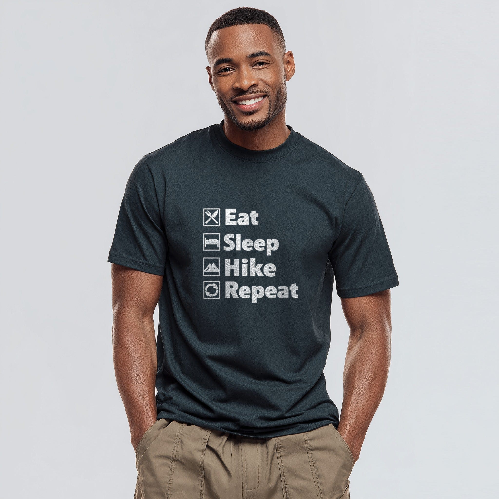 OutfitPeak Eat Sleep Hike Repeat Tee
