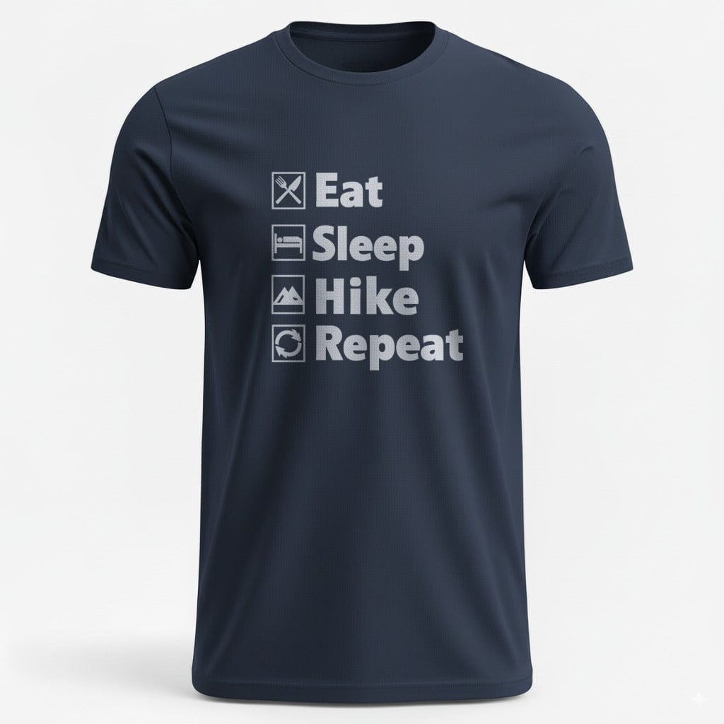 OutfitPeak Navy / S Eat Sleep Hike Repeat Tee