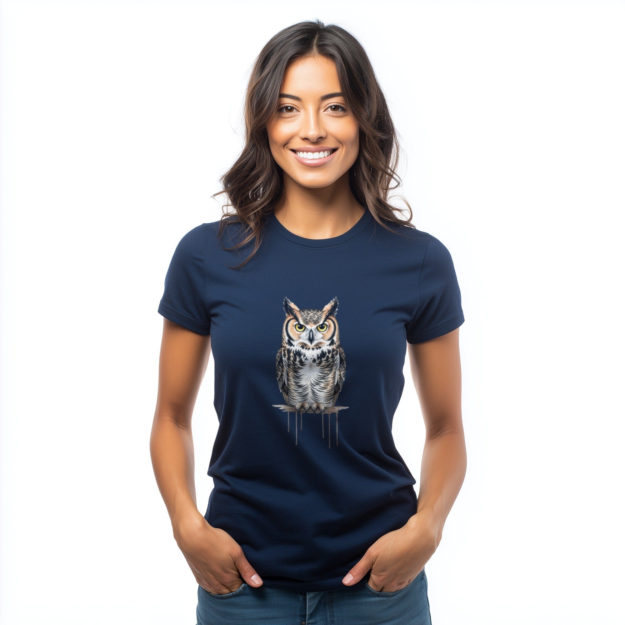 OutfitPeak Great Horned Owl Tee