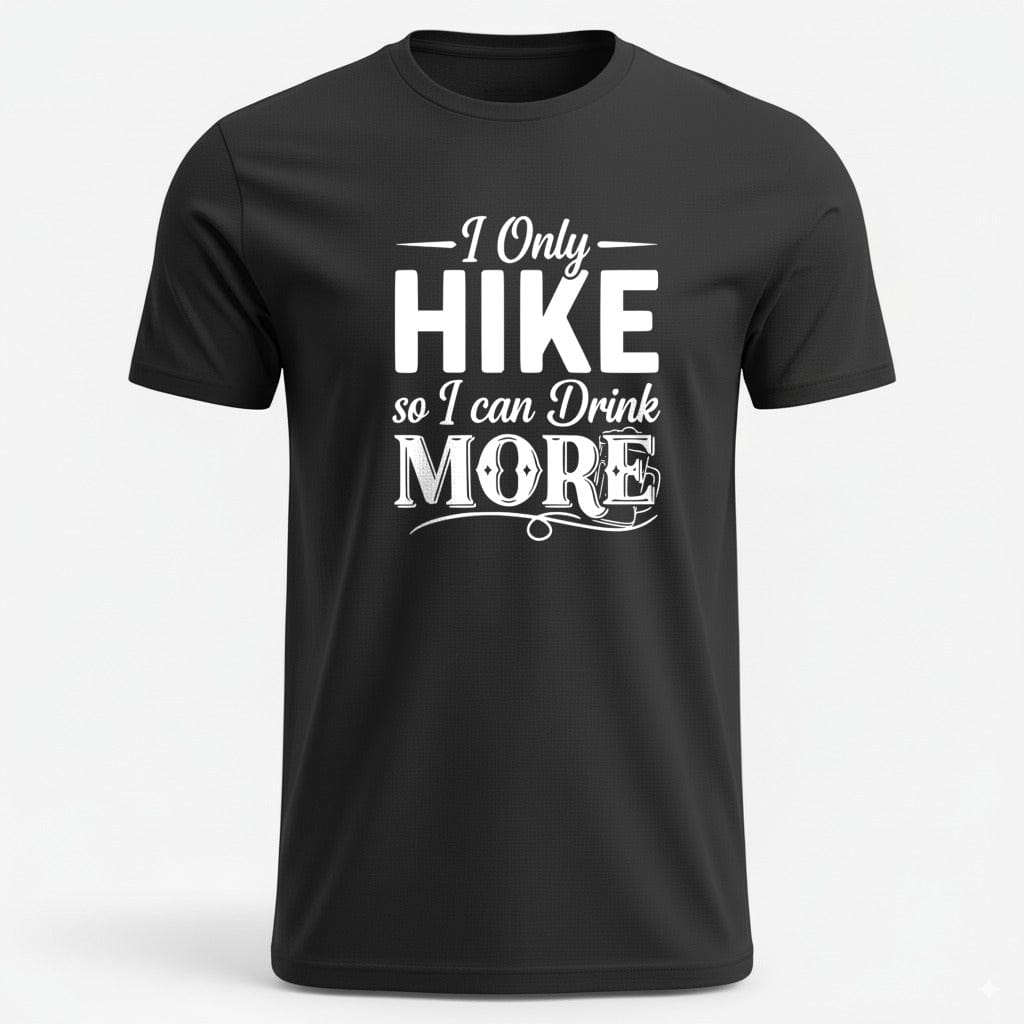 OutfitPeak Black / S Hike More Drink More Tee