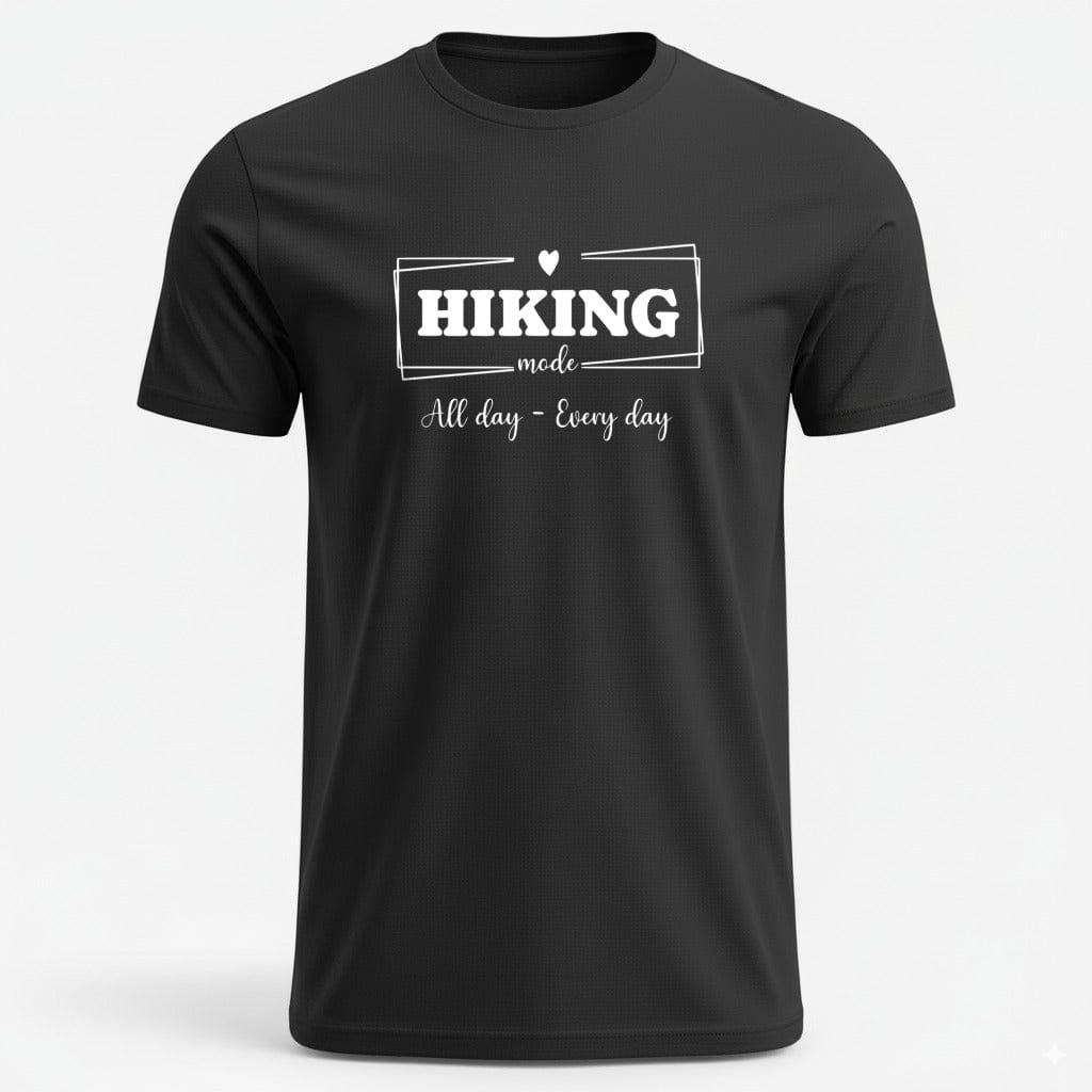 OutfitPeak XS / Black Hiking Mode All Day Every Day Tee