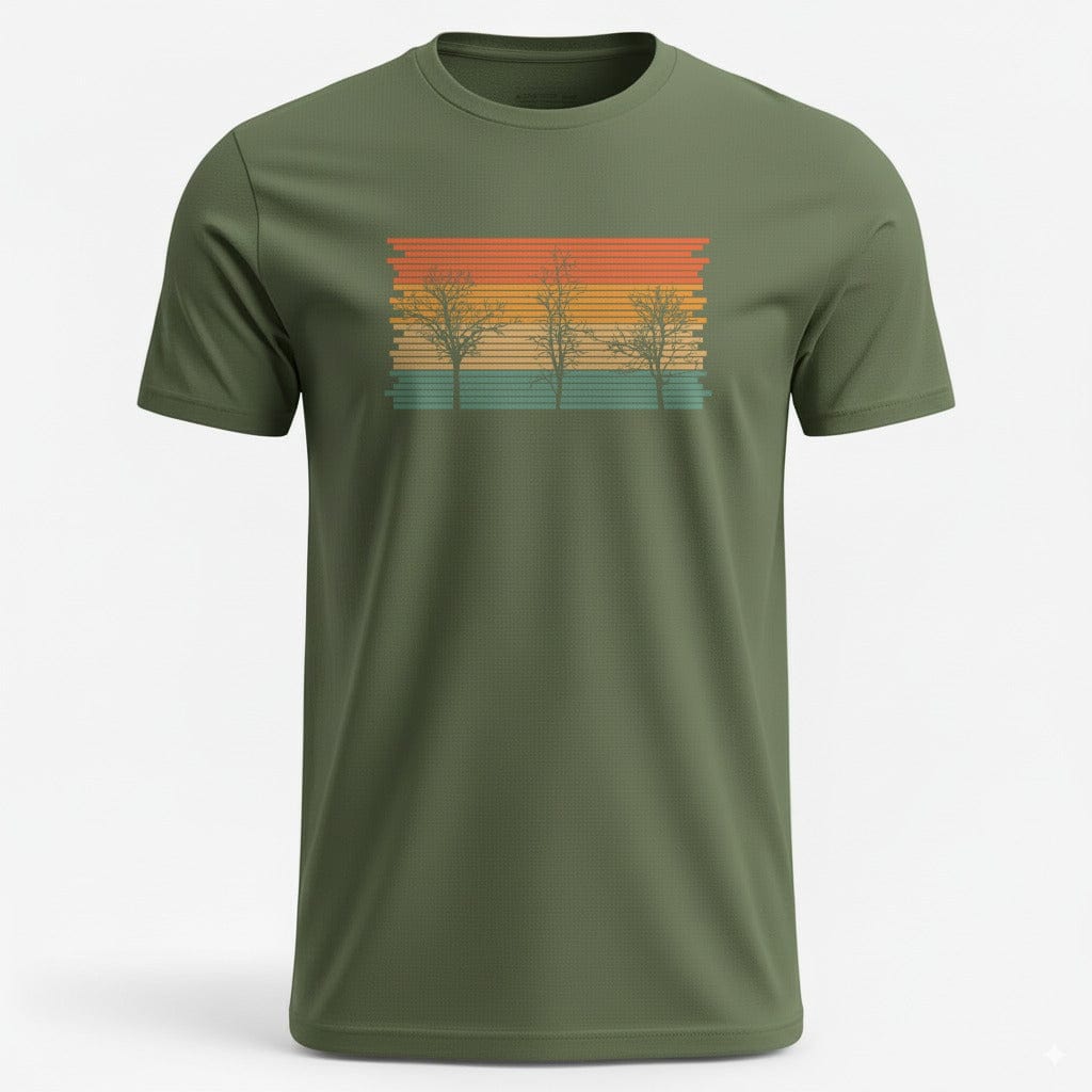 OutfitPeak Military Green / S Horizon Tee