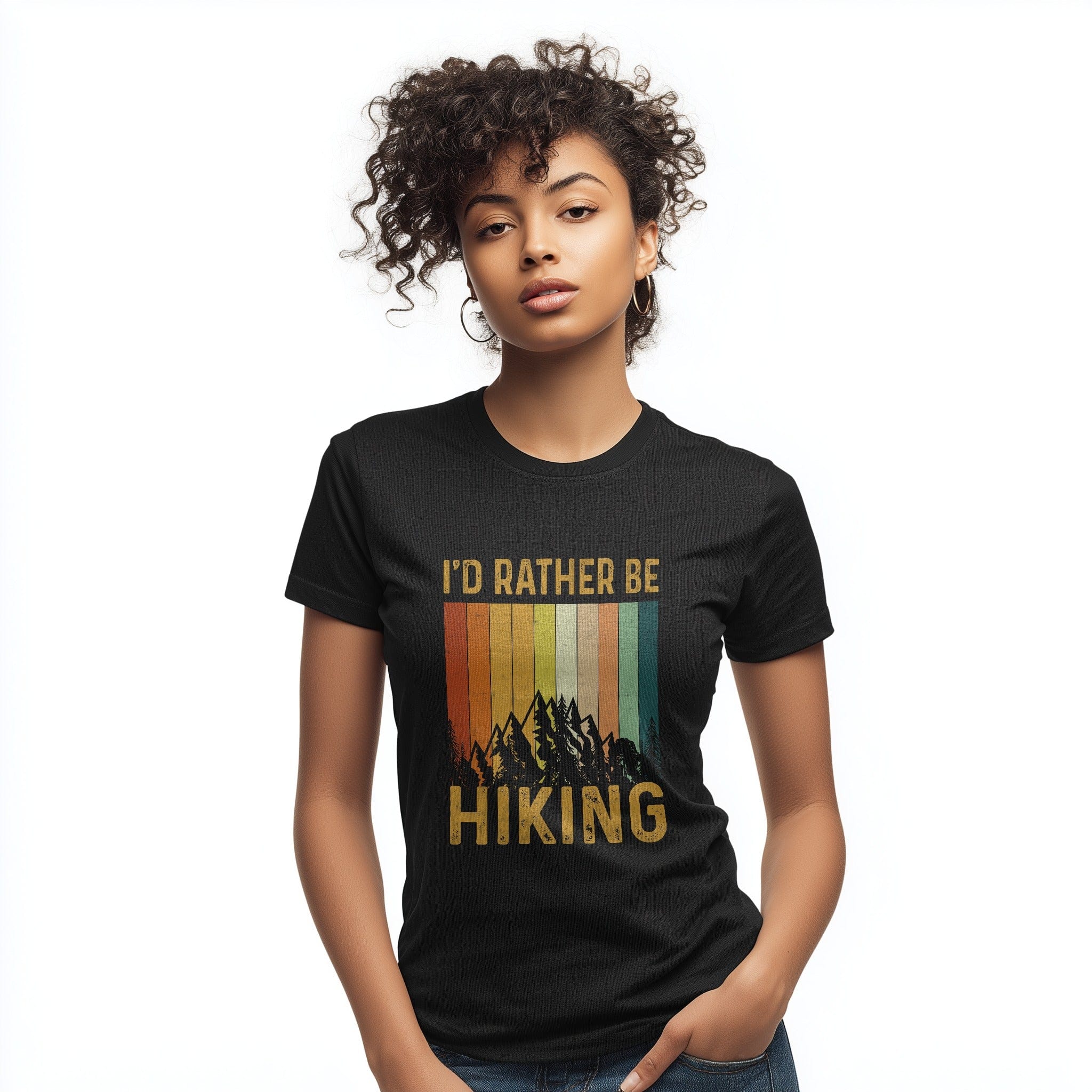 OutfitPeak I Would Rather Be Hiking Tee