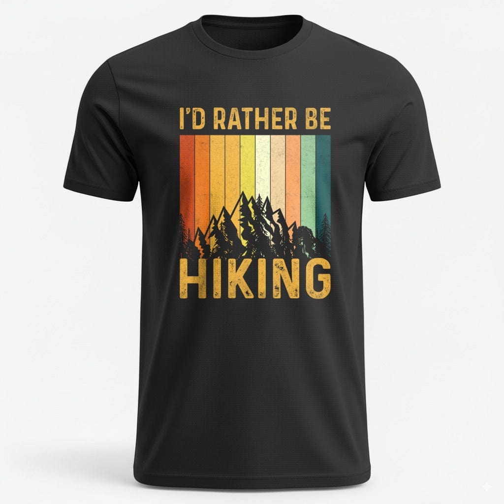 OutfitPeak Black / XS I Would Rather Be Hiking Tee