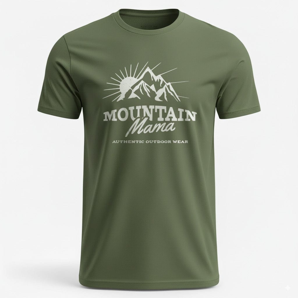 OutfitPeak Military Green / S Mountain Mama Tee