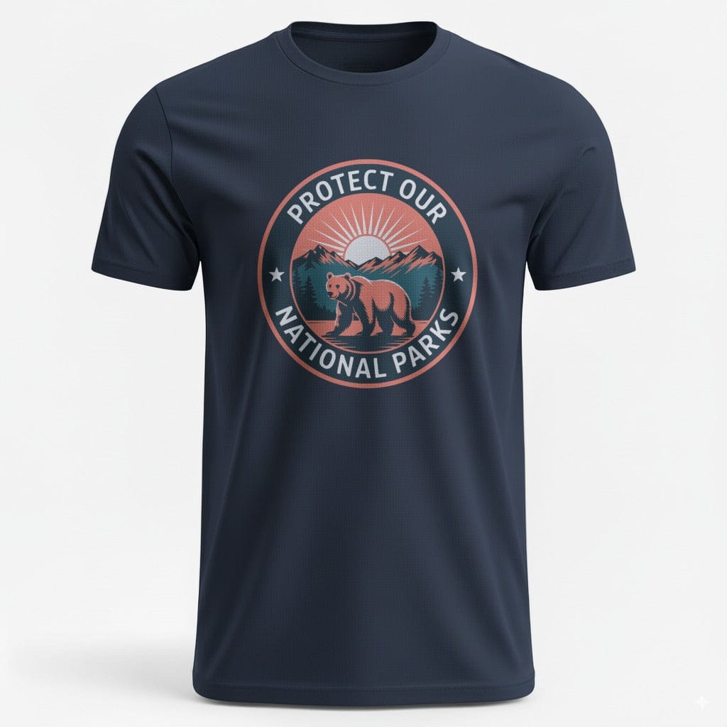 OutfitPeak XS / Navy National Parks Bear Tee