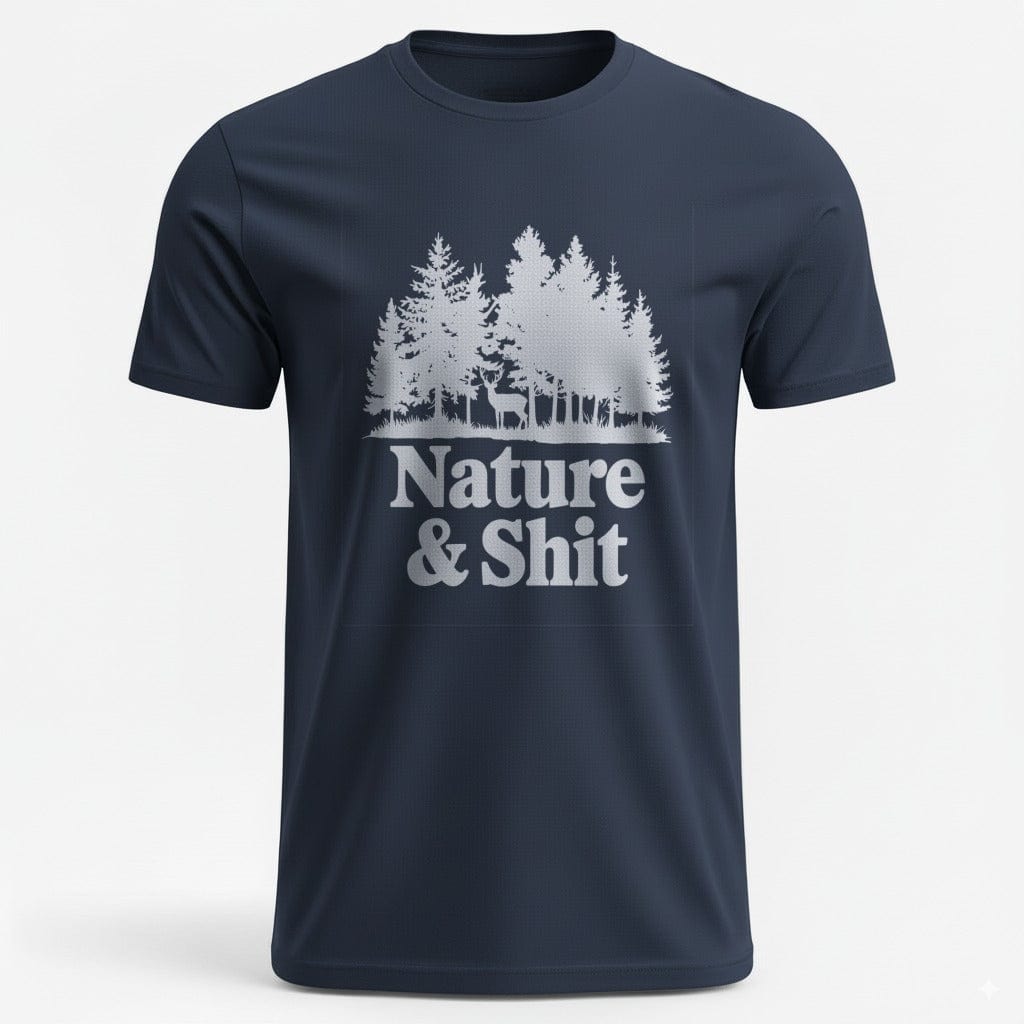 OutfitPeak Navy / S Nature And Shit Tee