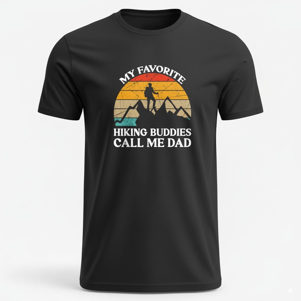 OutfitPeak Black / XS Retro Climbing Dad Tee