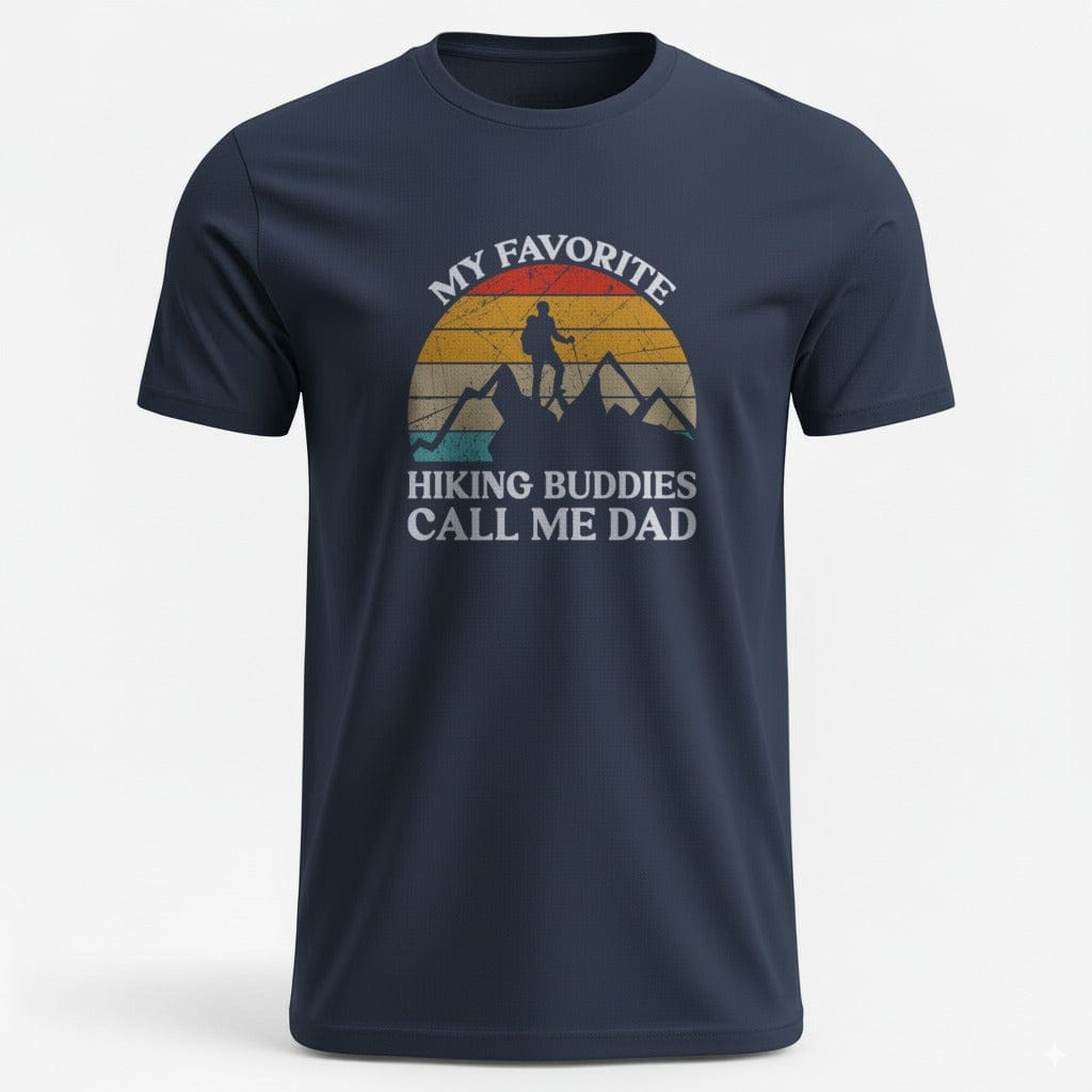 OutfitPeak Navy / XS Retro Climbing Dad Tee