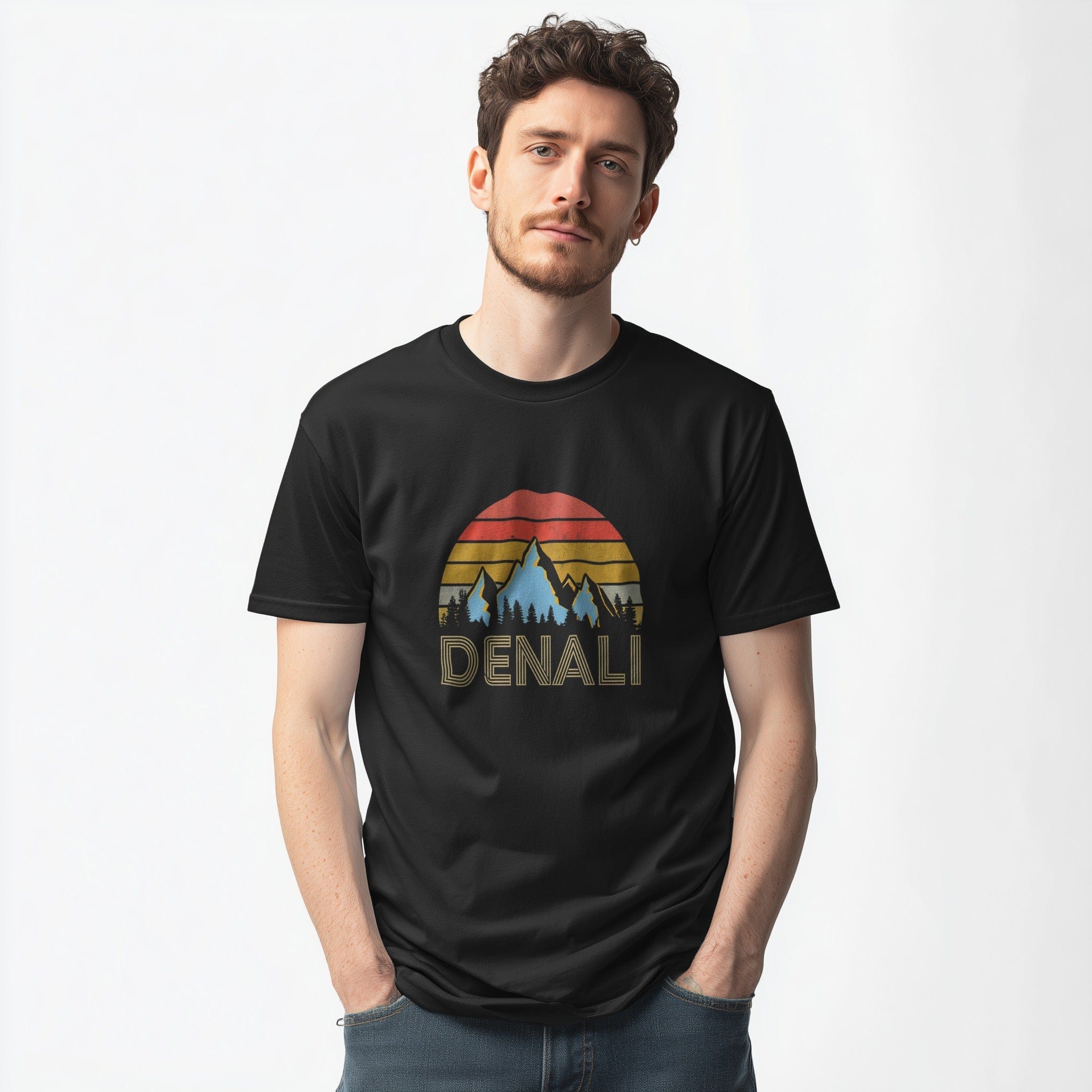 OutfitPeak Retro Mountain Sunset Denali Tee