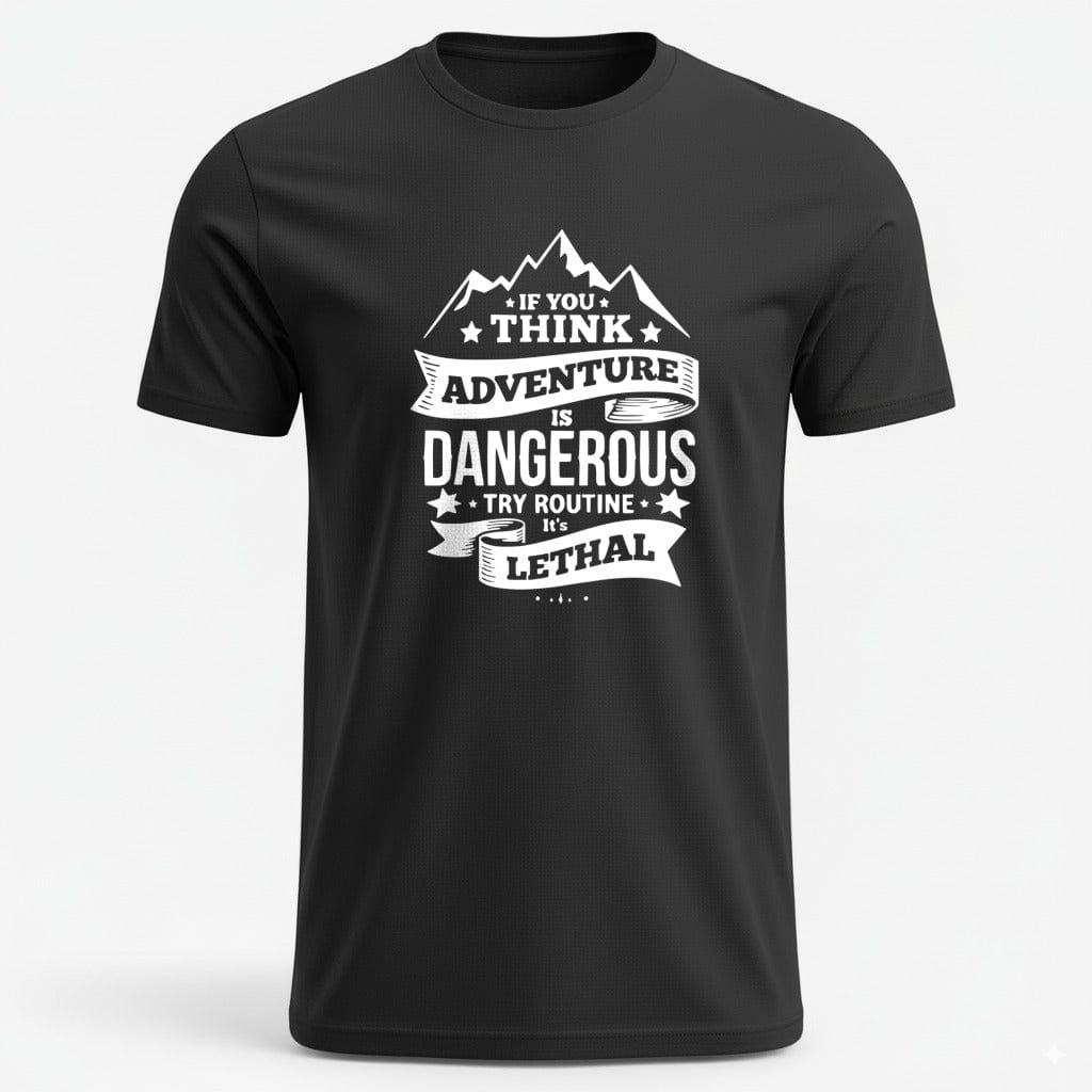 OutfitPeak Black / S Routine Is Lethal Tee