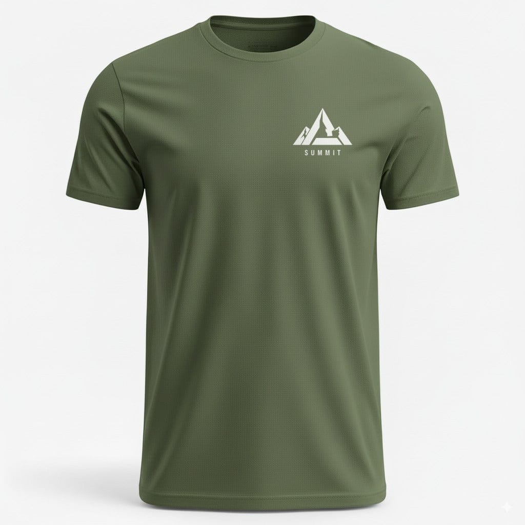 OutfitPeak Military Green / S Summit Mountain Tee