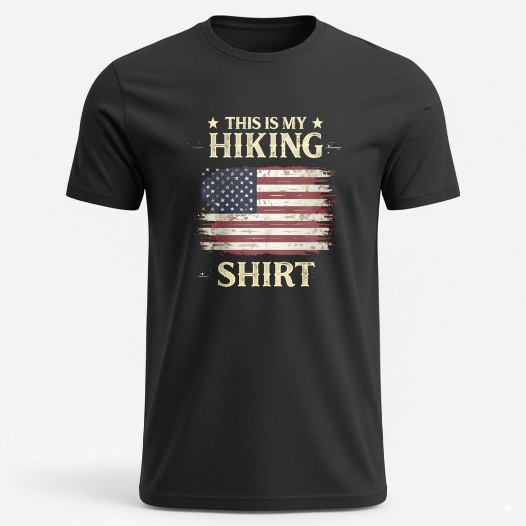 OutfitPeak Black / XS This Is My Hiking Tee