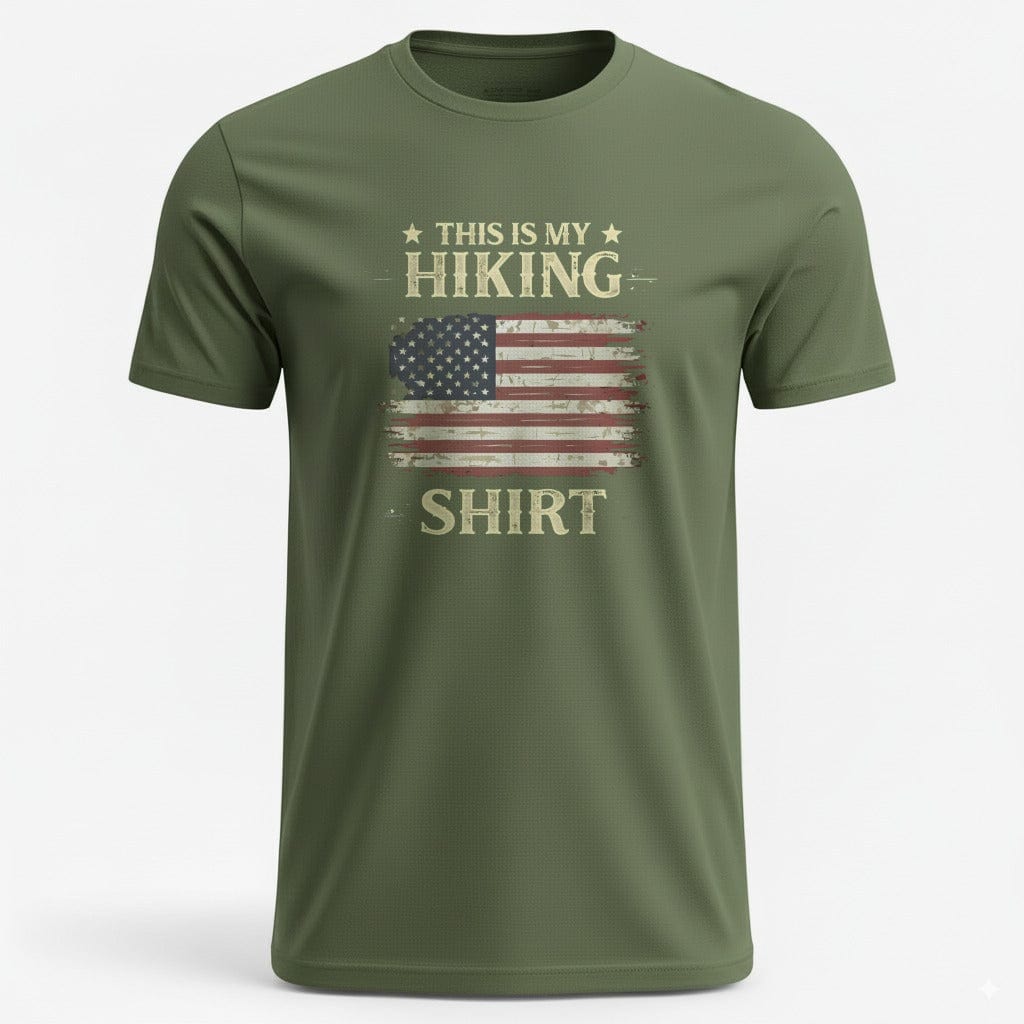 OutfitPeak Military Green / S This Is My Hiking Tee