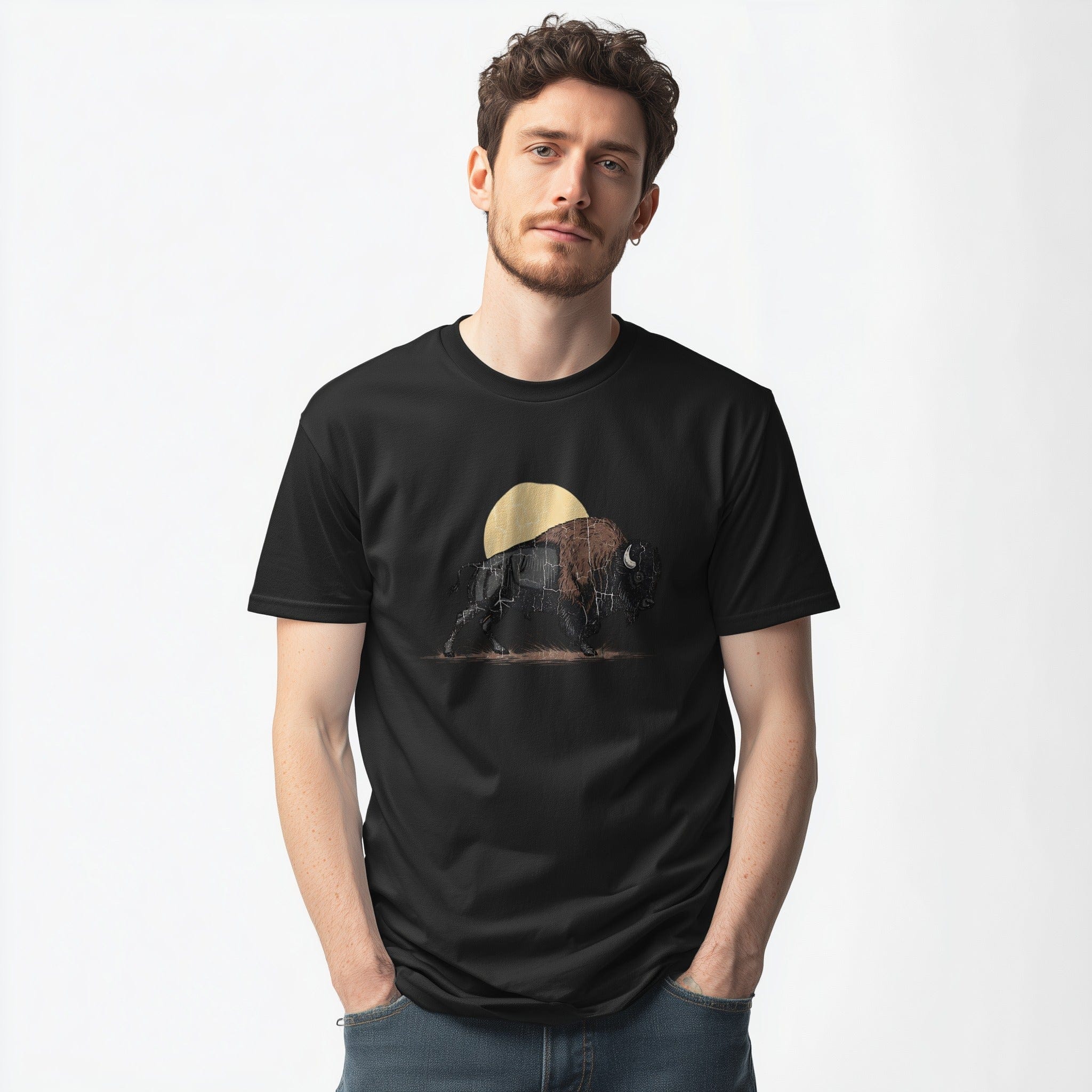 OutfitPeak Vintage Bison Sunset Tee