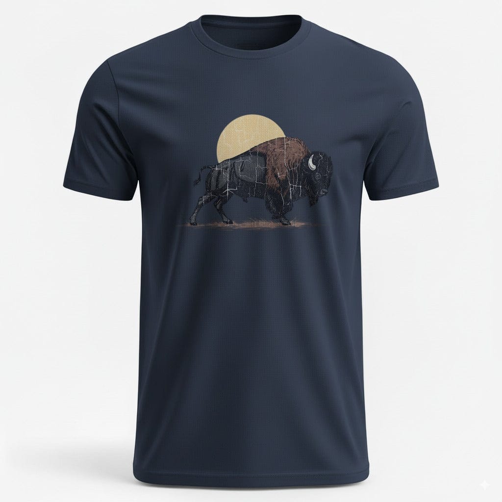 OutfitPeak XS / Navy Vintage Bison Sunset Tee