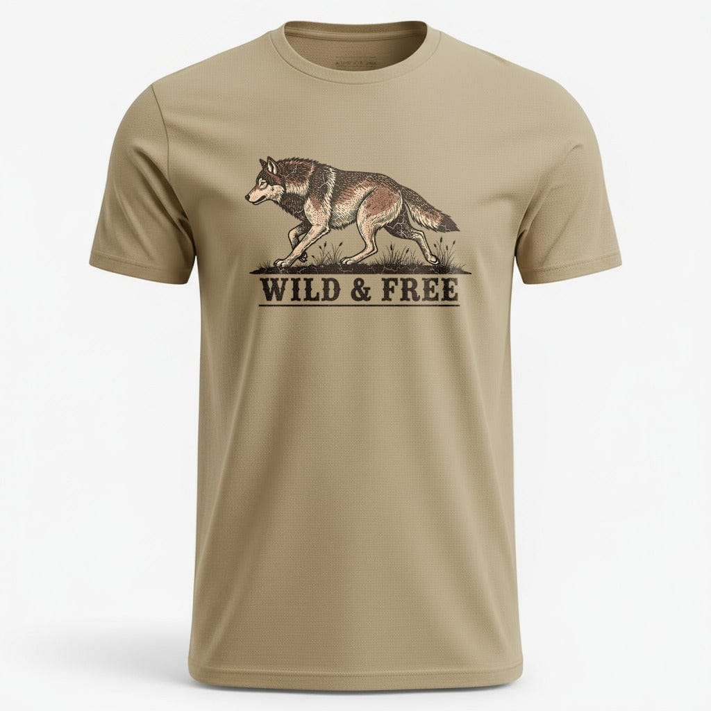 OutfitPeak Sand / S Wild and Free Lone Wolf Tee