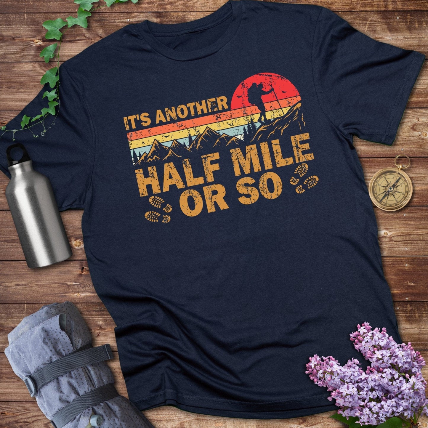 Half Mile Or So Adventure Graphic T-shirt product