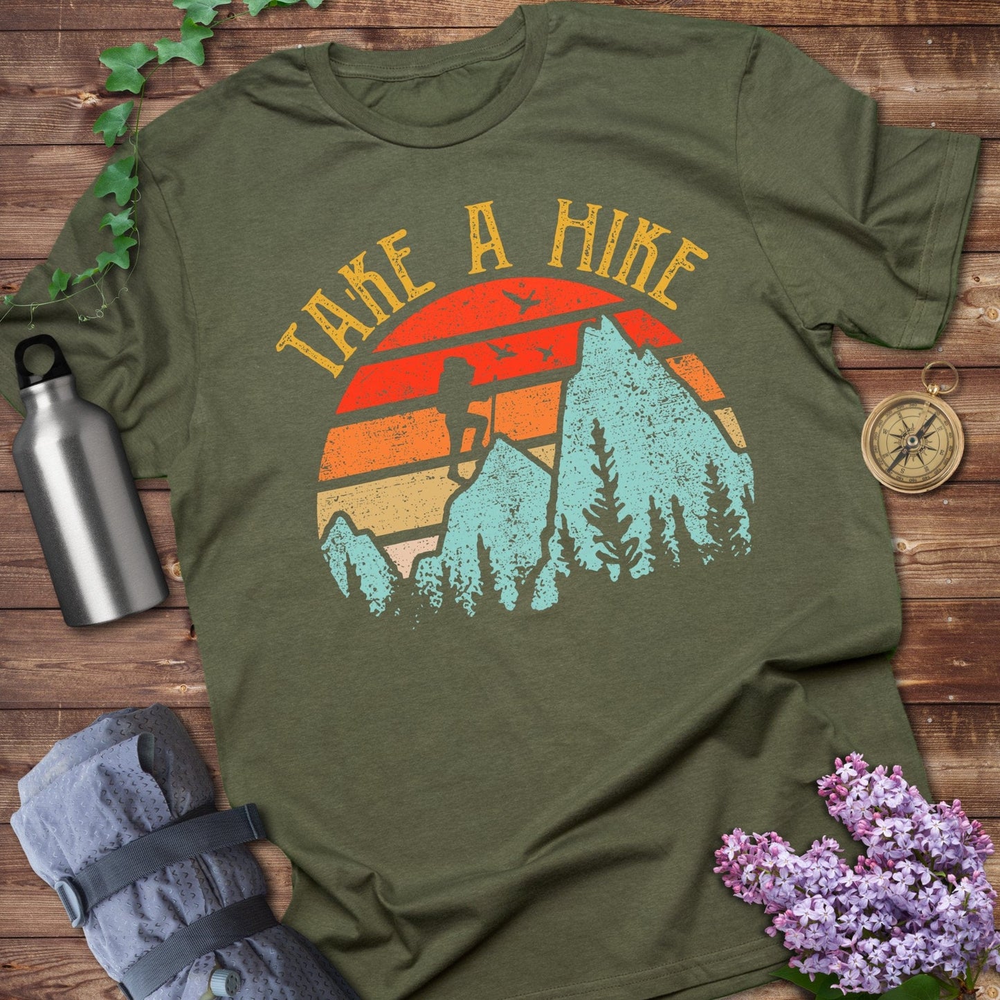 Take a Hike Scenic Mountain Graphic T-Shirt product