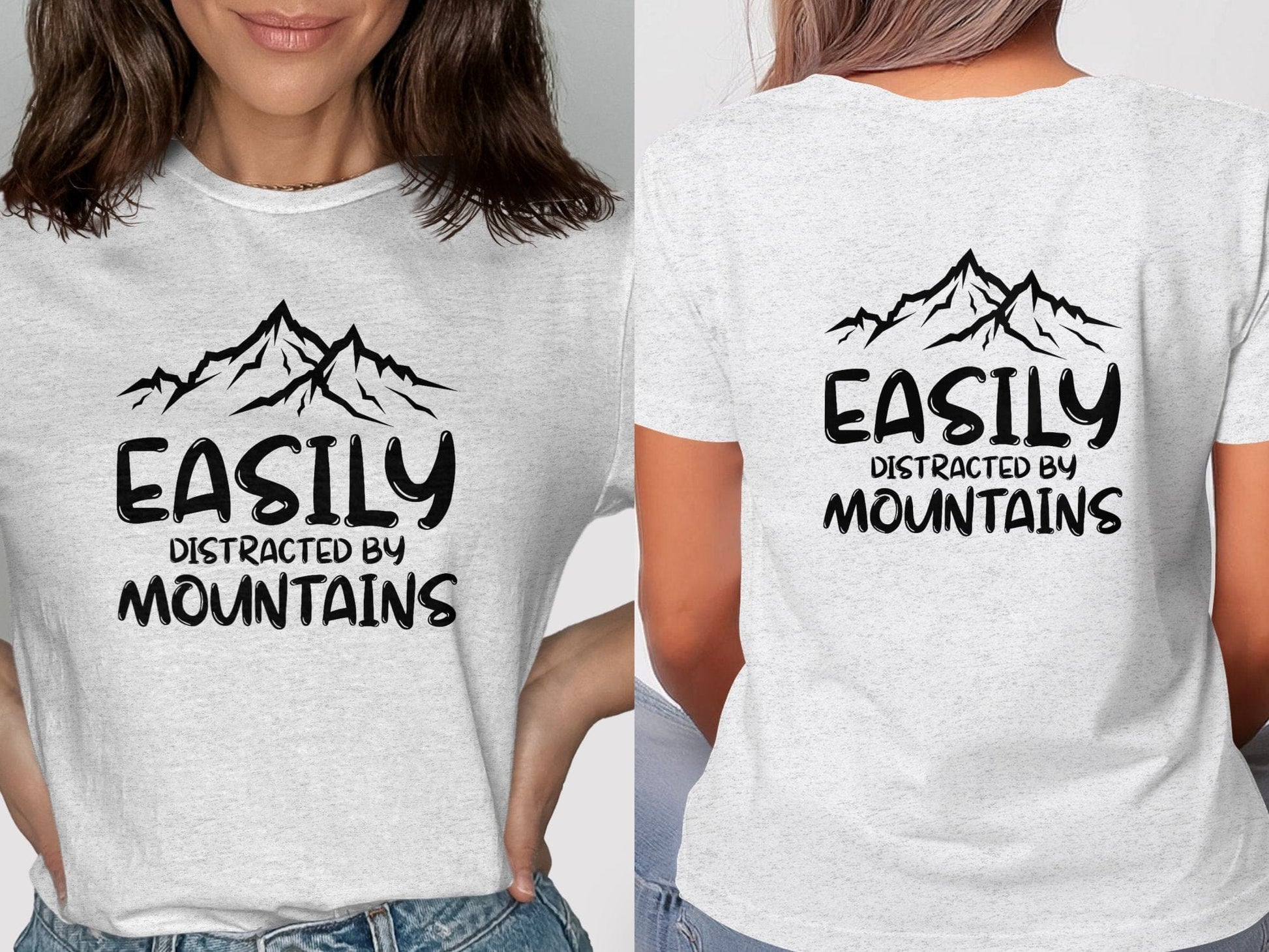 Easily Distracted by Mountains Graphic Tee product