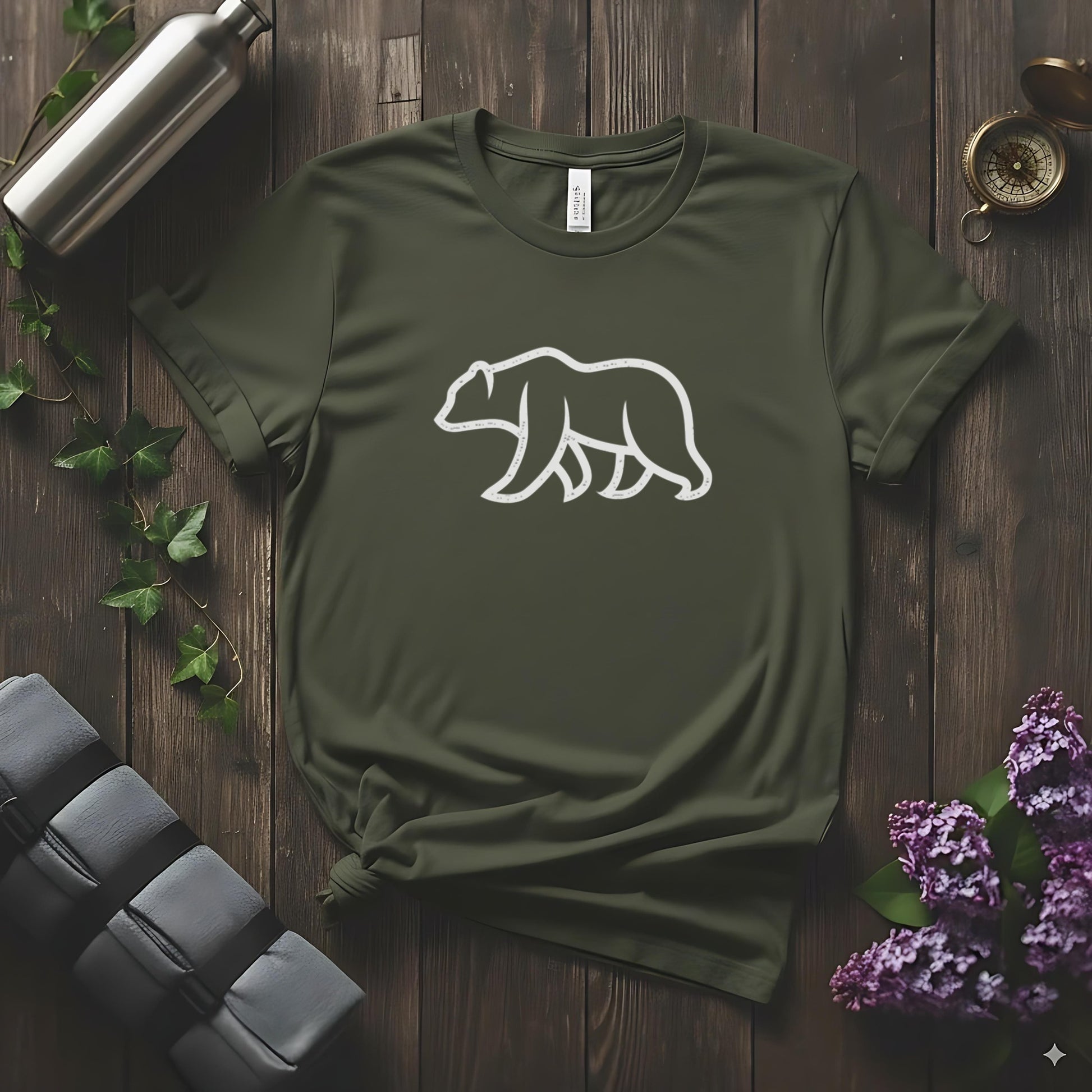 Bear Walking Graphic Design T-shirt product