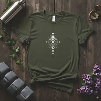 Geometric Tribal Design Short Sleeve Shirt product