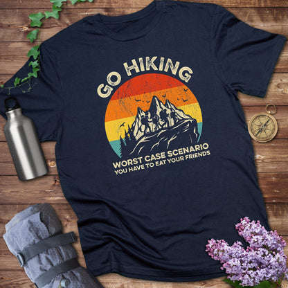 Go Hiking Worst Case Scenario Funny T-Shirt product