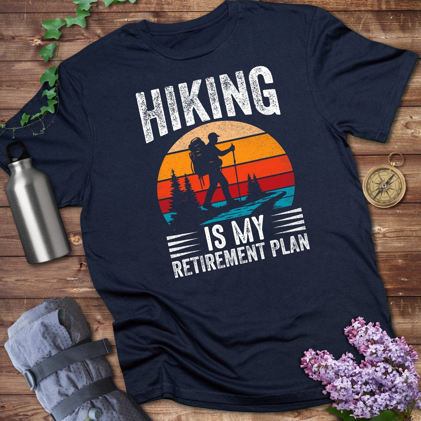 Hiking Is My Retirement Plan Graphic T-Shirt product