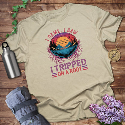 I Came I Saw I Tripped On A Root T-shirt product