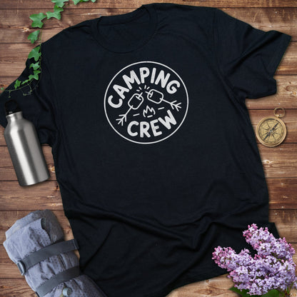 Camping Crew Graphic T-Shirt for Outdoor Enthusiasts product type