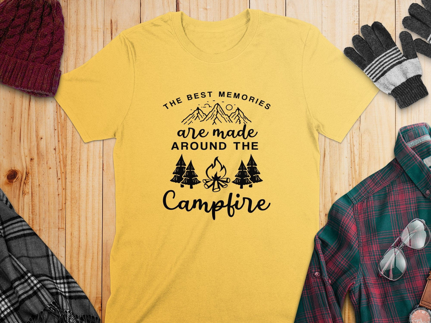 The Best Memories Made Around Campfire T-Shirt product