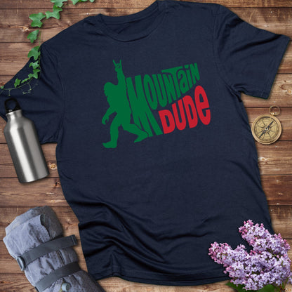 Mountain Dude Graphic Bigfoot Printed T-shirt product