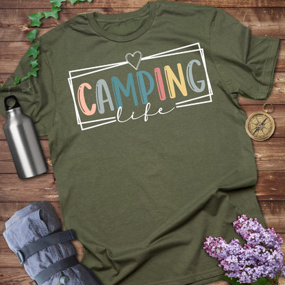 Camping Life Graphic Tee Shirt Casual T-shirt product
