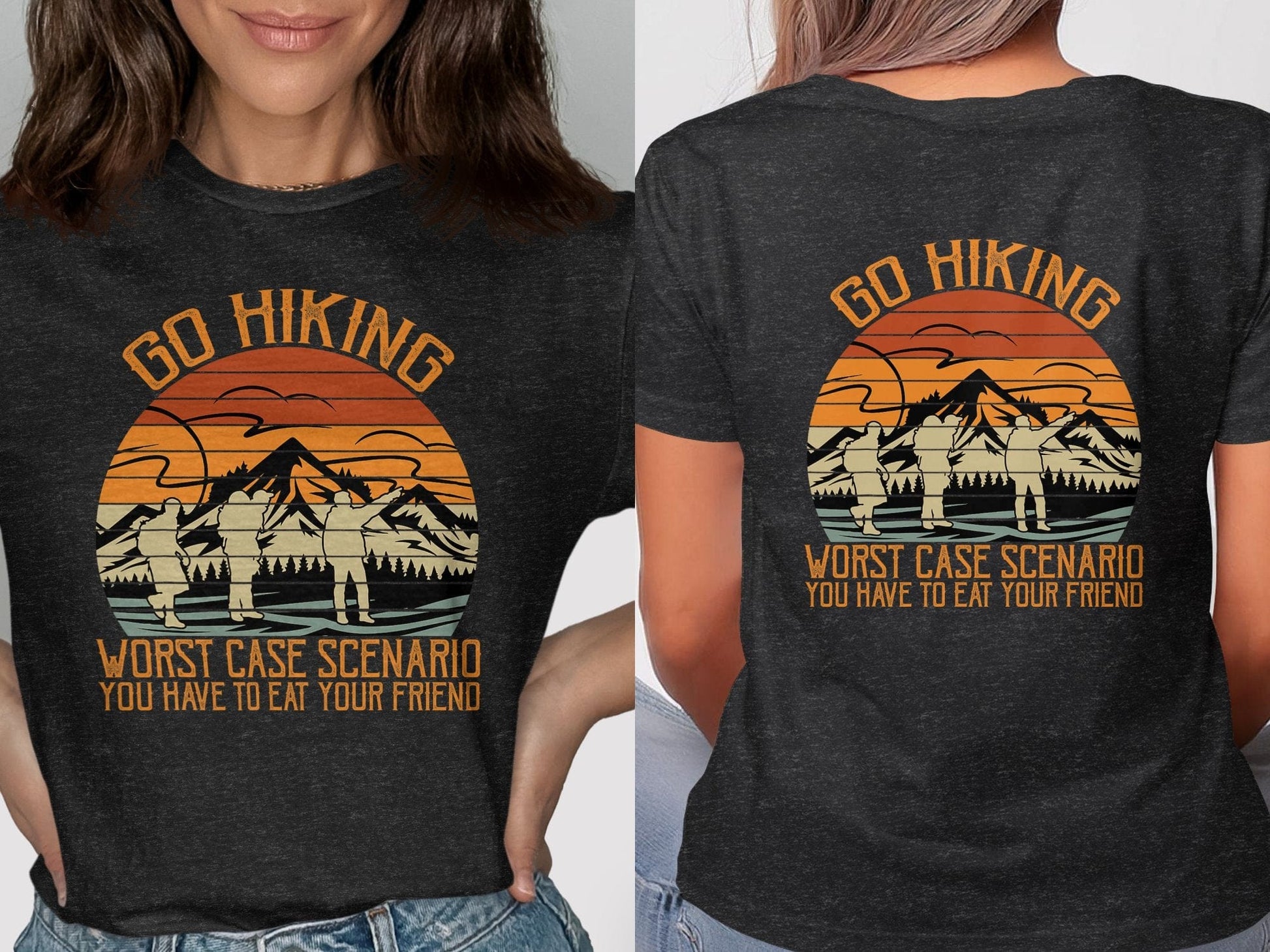 Go Hiking Worst Case Scenario Graphic T-Shirt product type