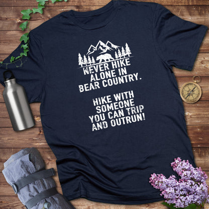 Never Hike Alone Always Have a Buddy Hiking Shirt Product