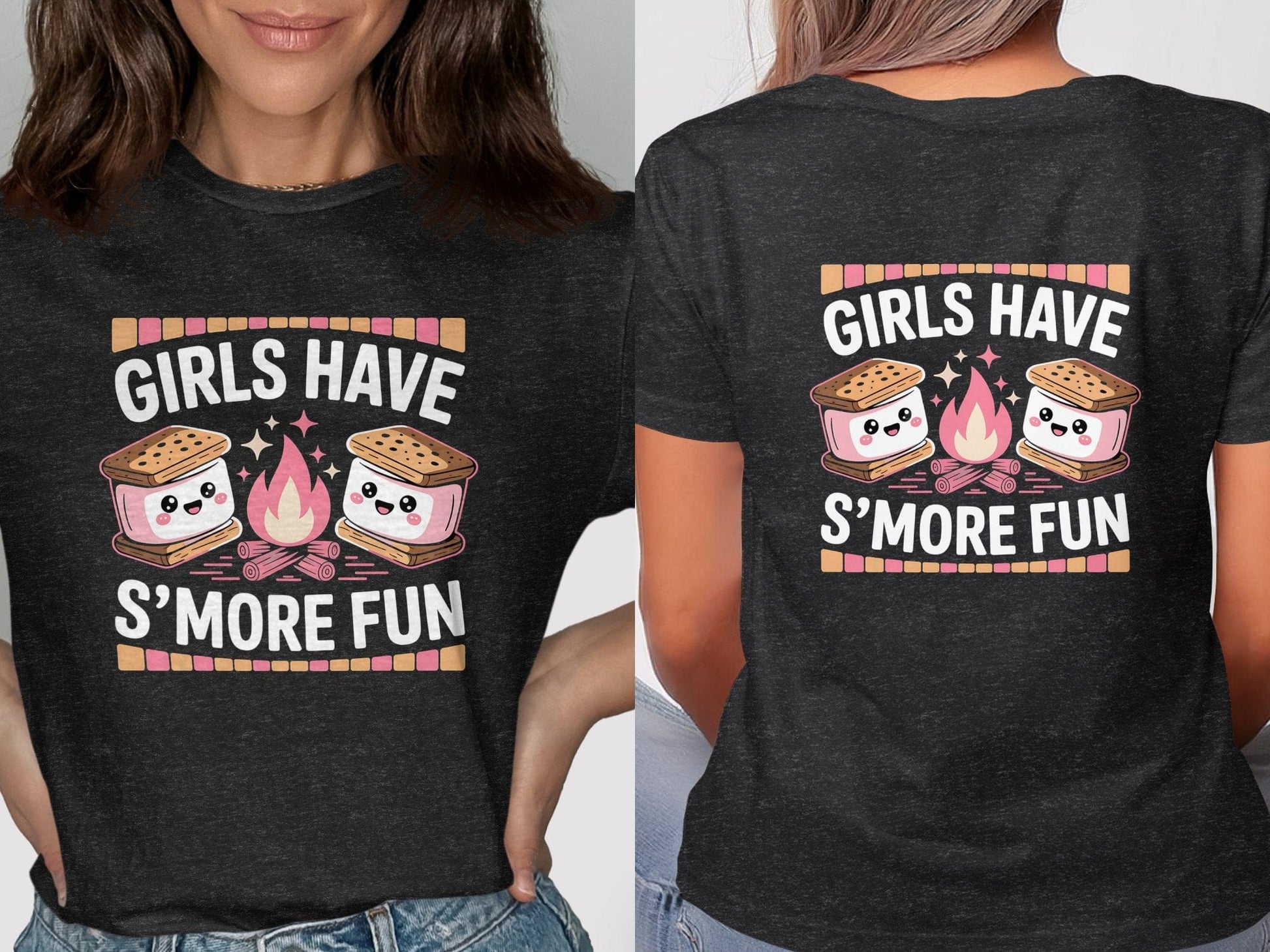 Girls Have S'more Fun Graphic Tee Shirt product