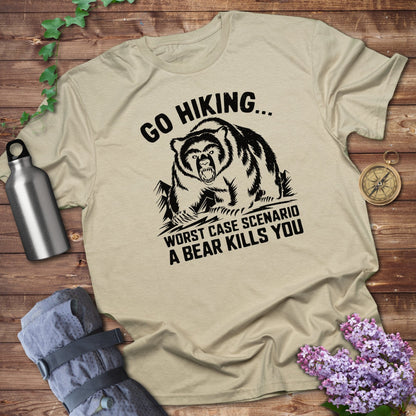 Go Hiking Worst Case Scenario Bear Kills You shirt product